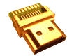 HDMI Male Die Casting Connectors / 51S Series