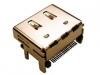 HDMI SMT w/o Flange w/ Reinforced Side Spring Conn.  / 51U Serie
